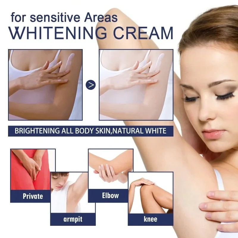 

Sdatter Whitening Cream Intimate Areas armpit elbow joint Brighten Underarm Knee Thigh Inner Private Parts Dark Skin Remove Mela