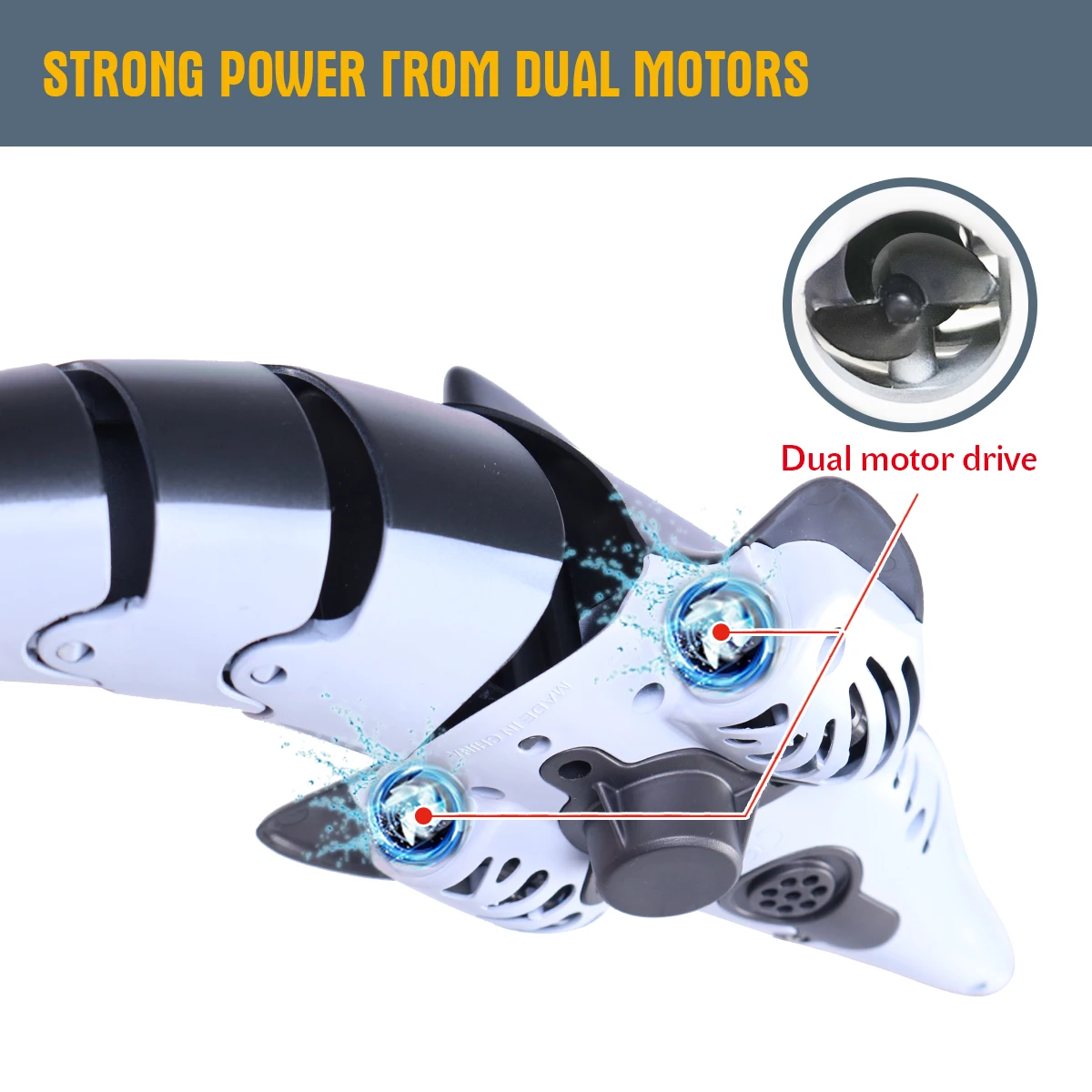 Shark Rc Dolphin whale Spray Water Toy Remote Controlled Boat ship Submarine Robots Fish Electric Toys For Kids Xmas Gifts 3