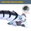 Shark Rc Dolphin whale Spray Water Toy Remote Controlled Boat ship Submarine Robots Fish Electric Toys For Kids Xmas Gifts 3