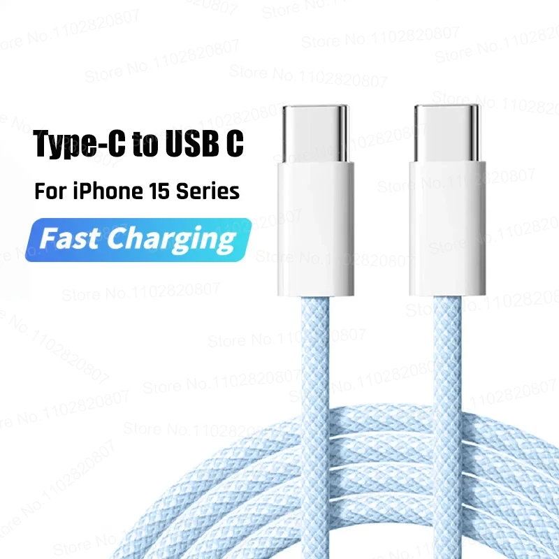 ตัวเลือกสินค้า สายชาร์จ USB-C ชาร์จเร็ว สำหรับ iPhone 15/16/17 Pro Max