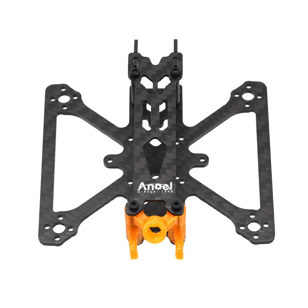 Profil du châssis drone FPV 2 pouces 95mm blanc, structure fine et légère