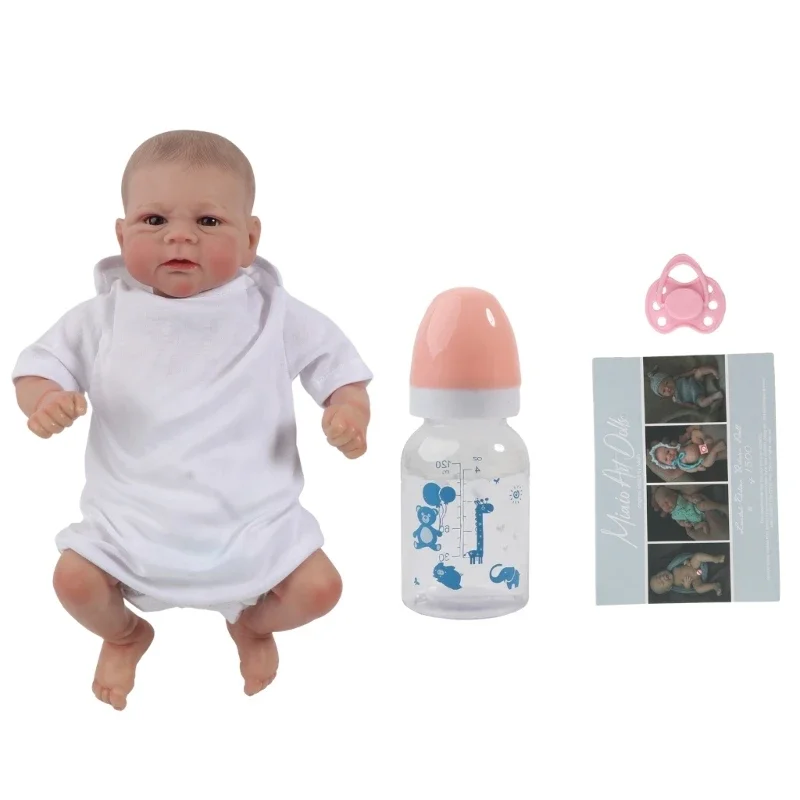 

15.7'' Life Like Silicone Child Sleeping Toy Nursing Kids RolePlay Toy