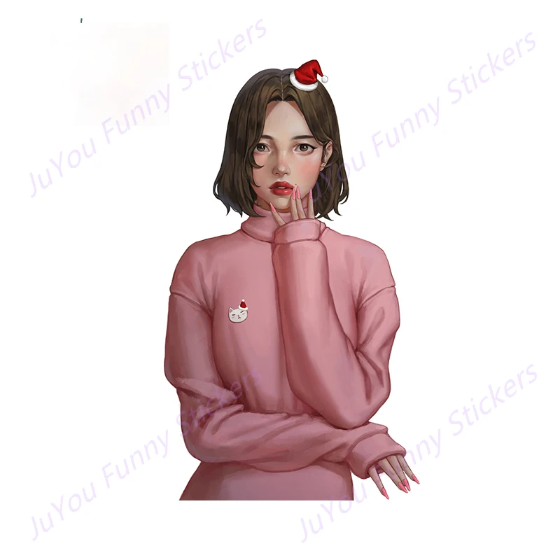 Забавные наклейки JuYou внешние аксессуары Jiwon Kim практические автомобильные