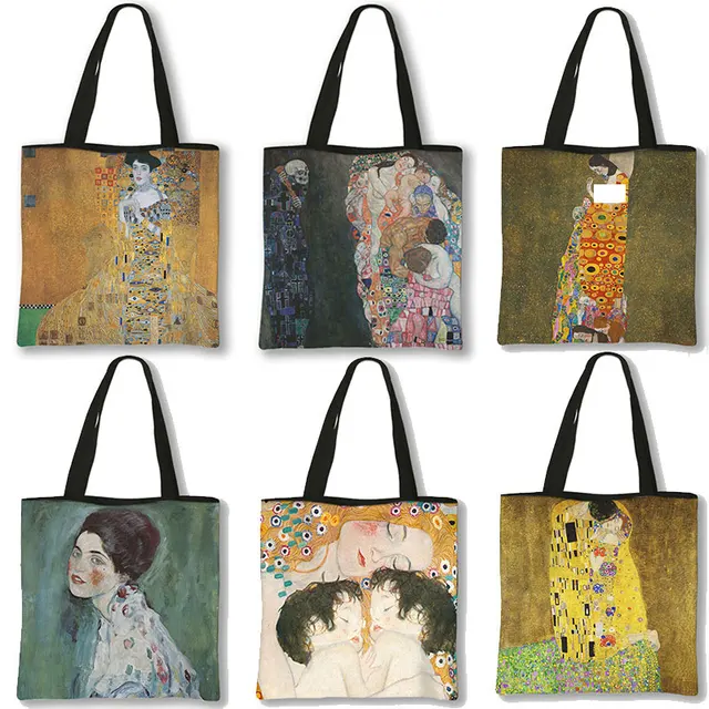 Oil Painting Tears / Kiss By Gustav Klimt Shoulder Bag: A Fashionable Handbag for Women