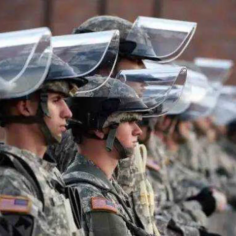 Taktische Transparente Winddichte Linsen-Schutzmaske für Helm, Speziell für Fast Helm, Taktisches Airsoft-Zubehör – Detail 1
