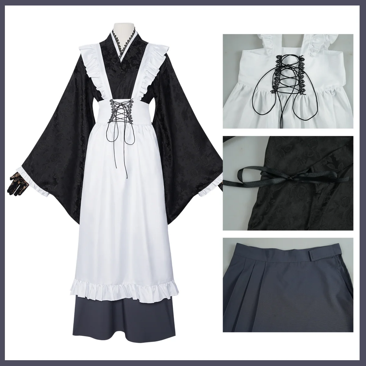 Maid Dress Kimono Cosplay Costume