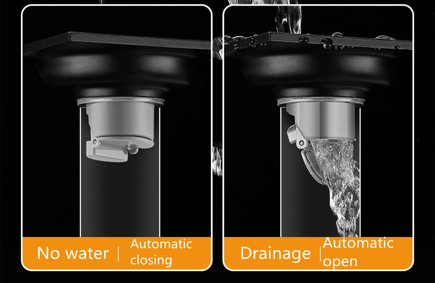 10cm Square Floor Drain Anti Odor Stainless Steel With Removable Cover Shower Floor Drain For Bathroom And Laundry