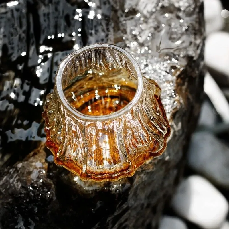 220ML Fujiyama Volcano Shaped Glass Coffee Cup Caffe Americano