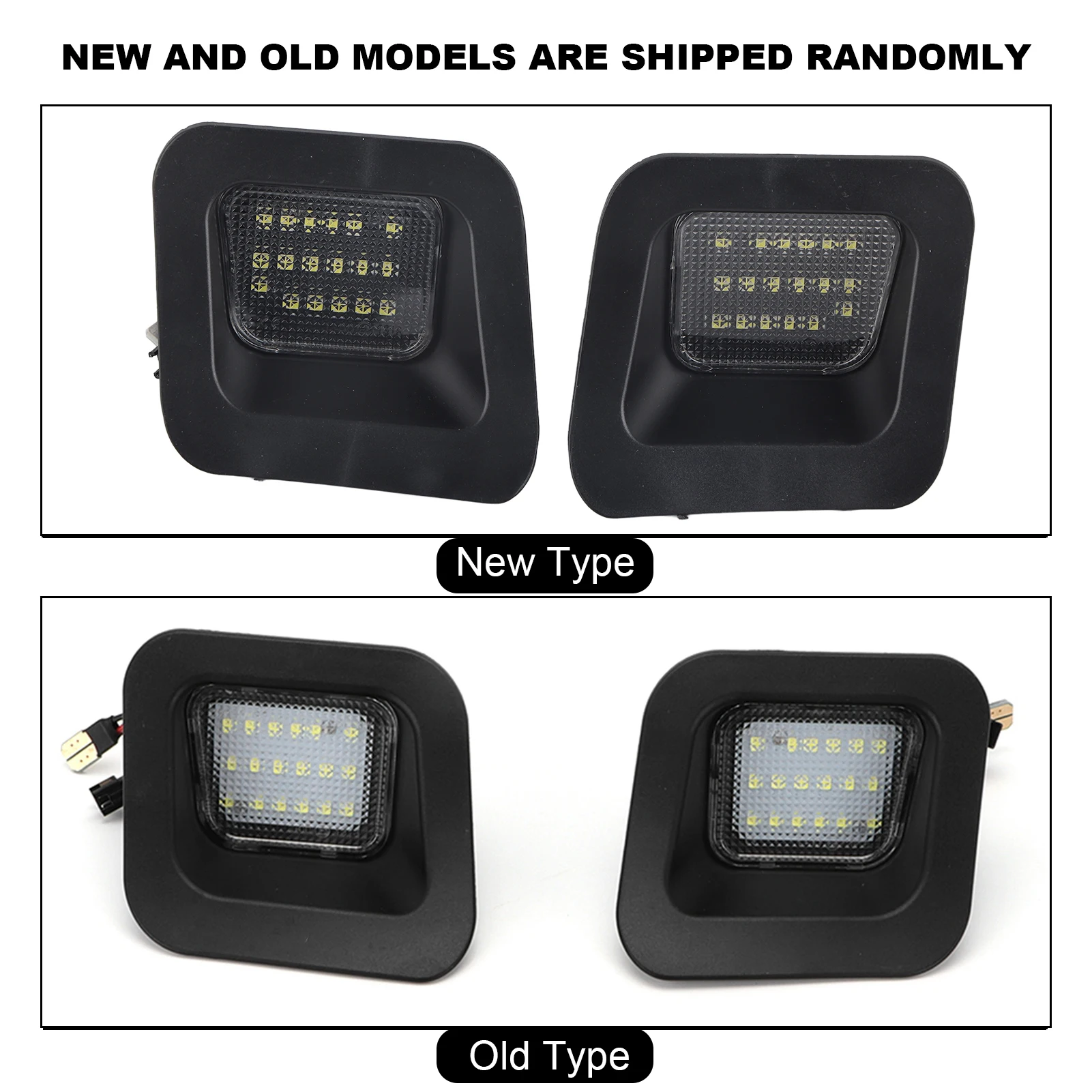 7000K LED 번호판 램프 디코더 포함 1500 2500 3500 03-18 번호판 램프 번호판 전구에 적합