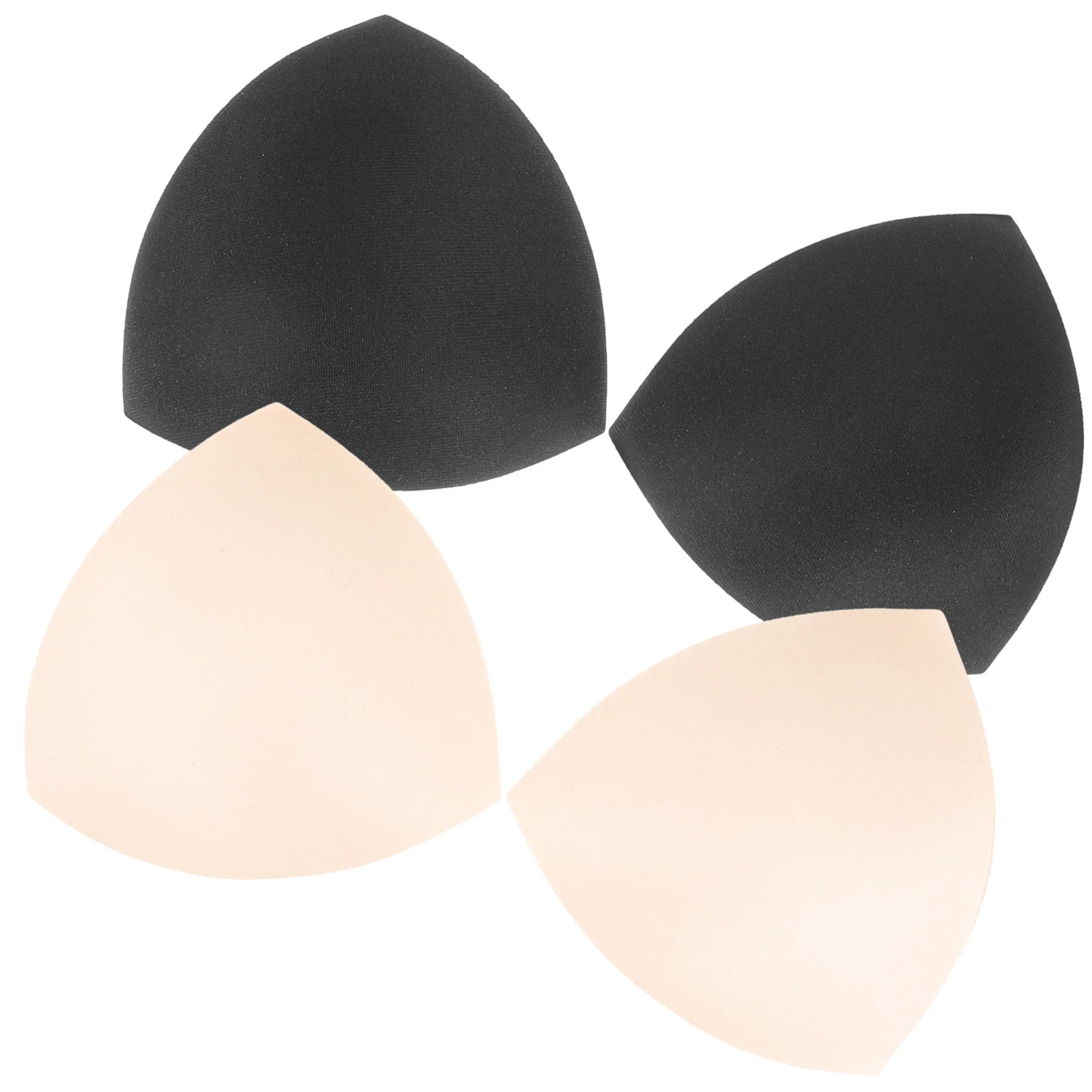 

2 Pairs Invisible Pad Pads Inserts Girls Breathable Breast Sponge Replacement Cups Women's Womens Sports Bras