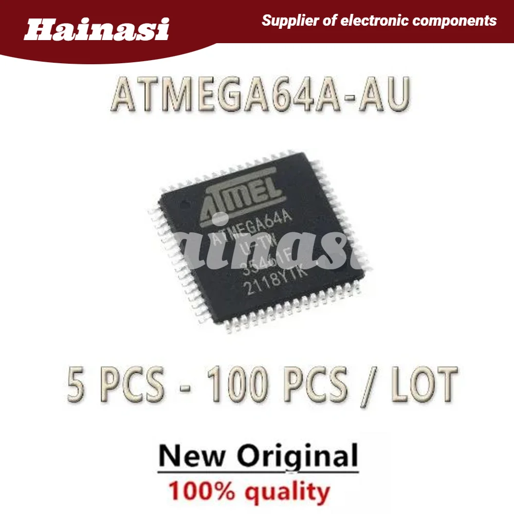 

(5pcs)ATMEGA64A-AU ATMEGA64A ATMEGA64 ATMEGA IC MCU Chip TQFP-64