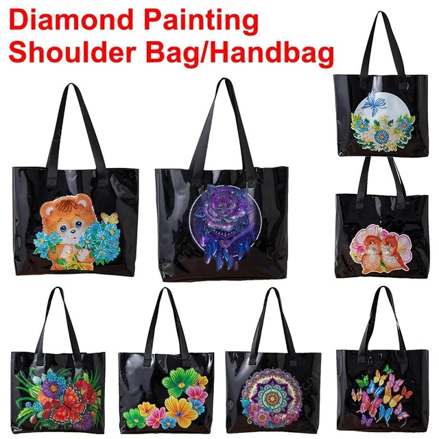 Bag Diamonds Diamond Painting  Diy Embroidery Tote Bag Kit - Diy Diamond  Painting - Aliexpress