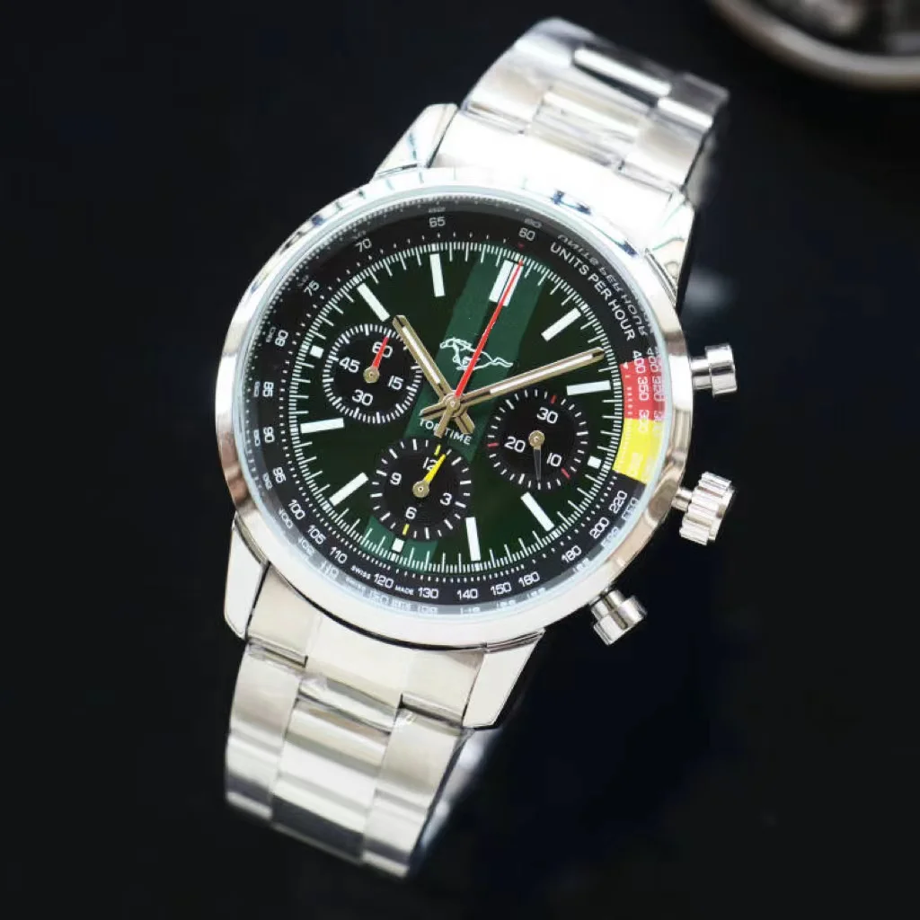 New AAA original brand watch Men's classic stainless steel strap watch Luxury all-steel quartz men's clock