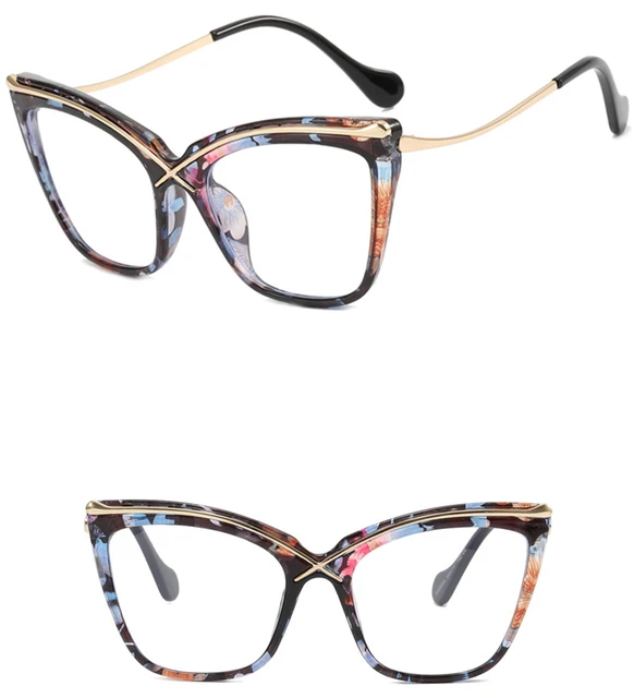 Mini Brille - Lunettes De Lecture Demi-Lune Style Vintage, Boite Lunette Inclus, Cadre En Acier Inoxydable (Bleu) Lunette Homme Et Femme +1,0 Dioptrie