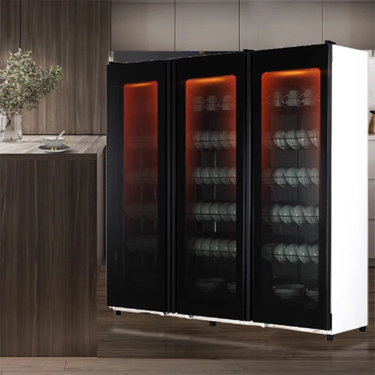 Commercial Stainless Steel Double Door High Temperature Disinfection Cabinet for Hotel 1800L 6