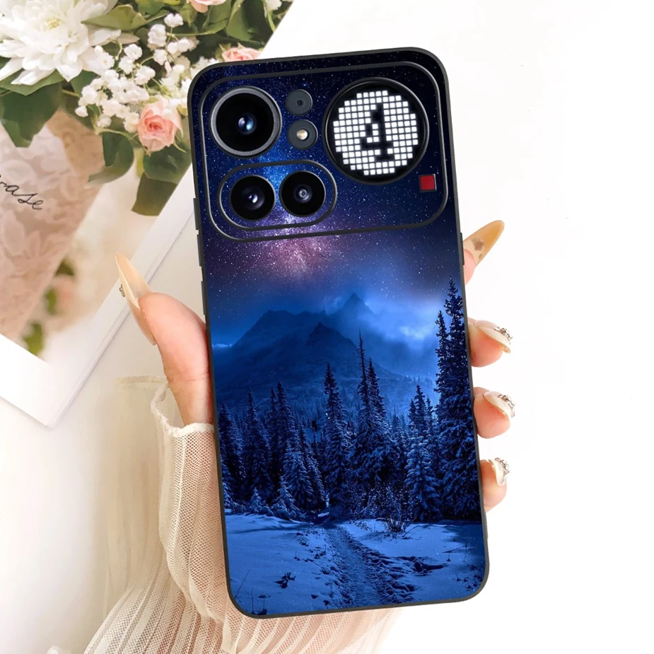 Cute Lucky Letters Fashion Cartoon Painted Cover Case