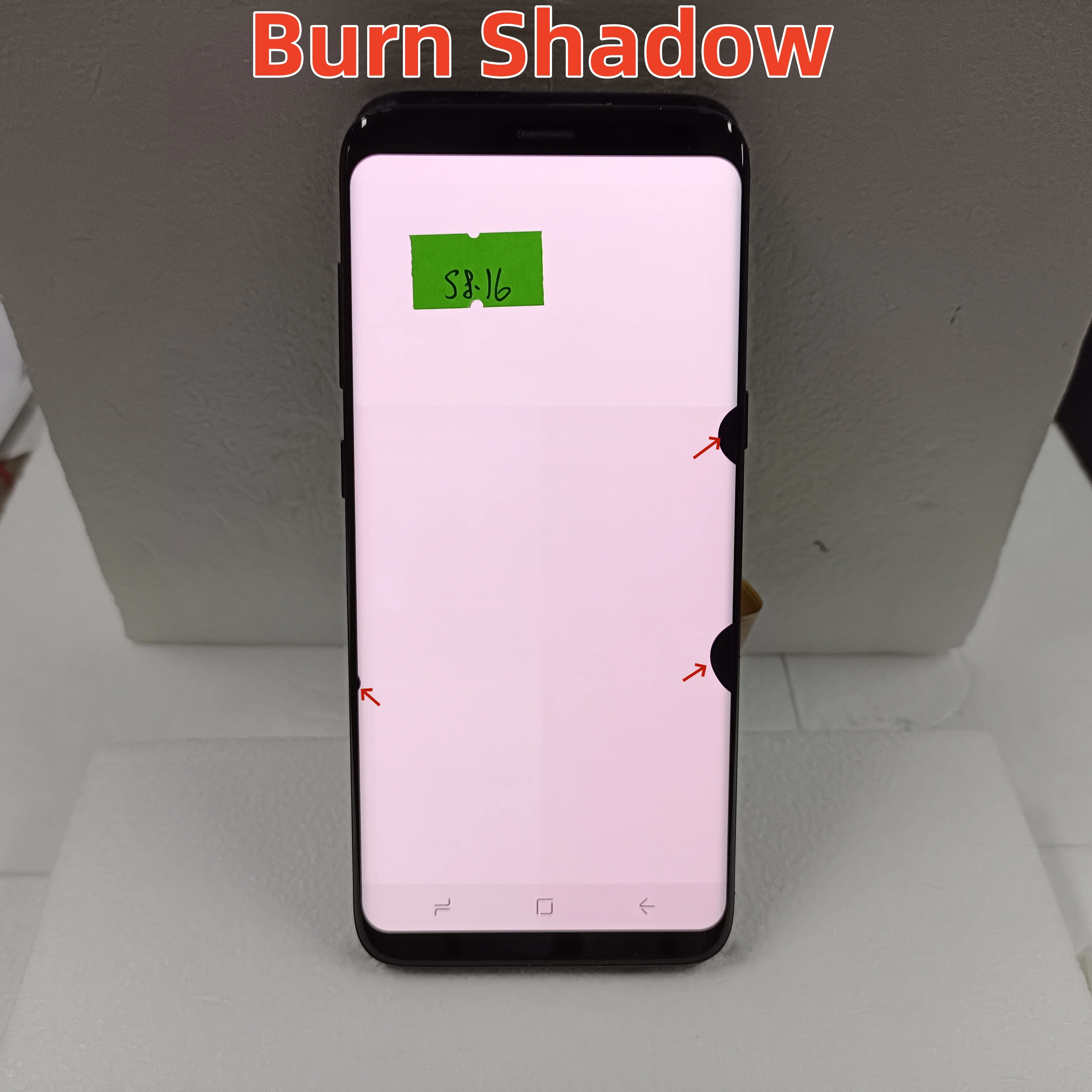 Super AMOLED For Samsung Galaxy S8 LCD DisplaySM-G950FD G950A G950U G950F Touch Screen Digitizer Panel Assembly With Line