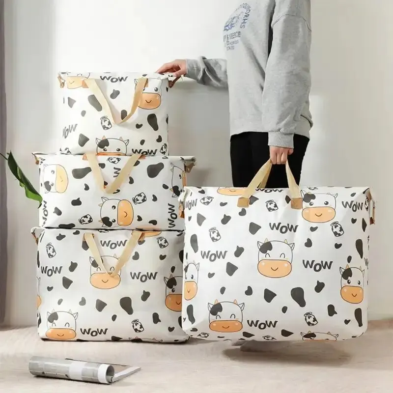 Storage Bags Eco Friendly Zipper Bags 1pc Print Zipper Quilt