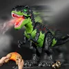 Boy Remote Control Dinosaur Toy Walk Sound Simulation RC Model Light Spray Education Game Children Toys For 3 Year Birthday Gift 1