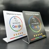 Déjanos tu reseña 13.56Mhz programmable Google Review Card NFC station table NFC Google Reviews display card standing 5