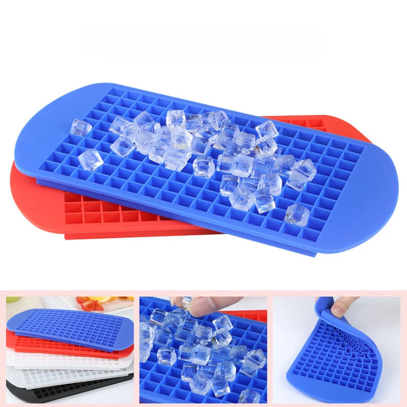 Mini Mold 1*1CM Square Chocolate Cake Candy Mold Small Biscuit Jelly Ice Gel Silicone Ice crusher ice maker mold-160 sheet