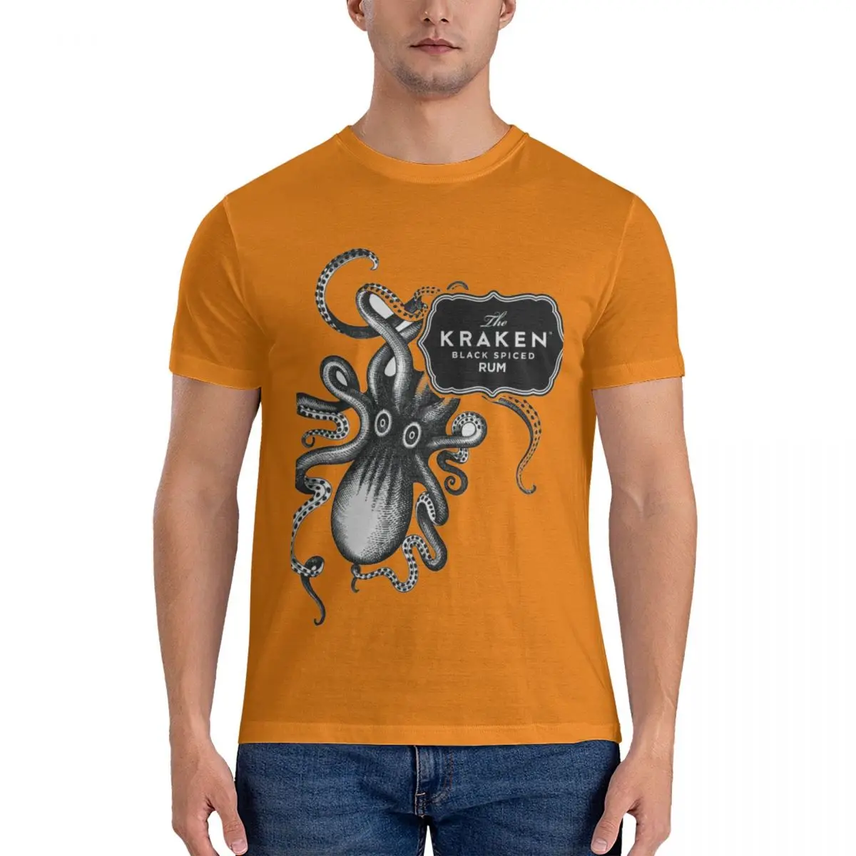 Kraken Rum Classic T-Shirt 3Xl Shirts For Men Custom Aldult Teen Unisex  Digital Printing Tee Shirt Fashion Funny New Xs-5Xl - AliExpress