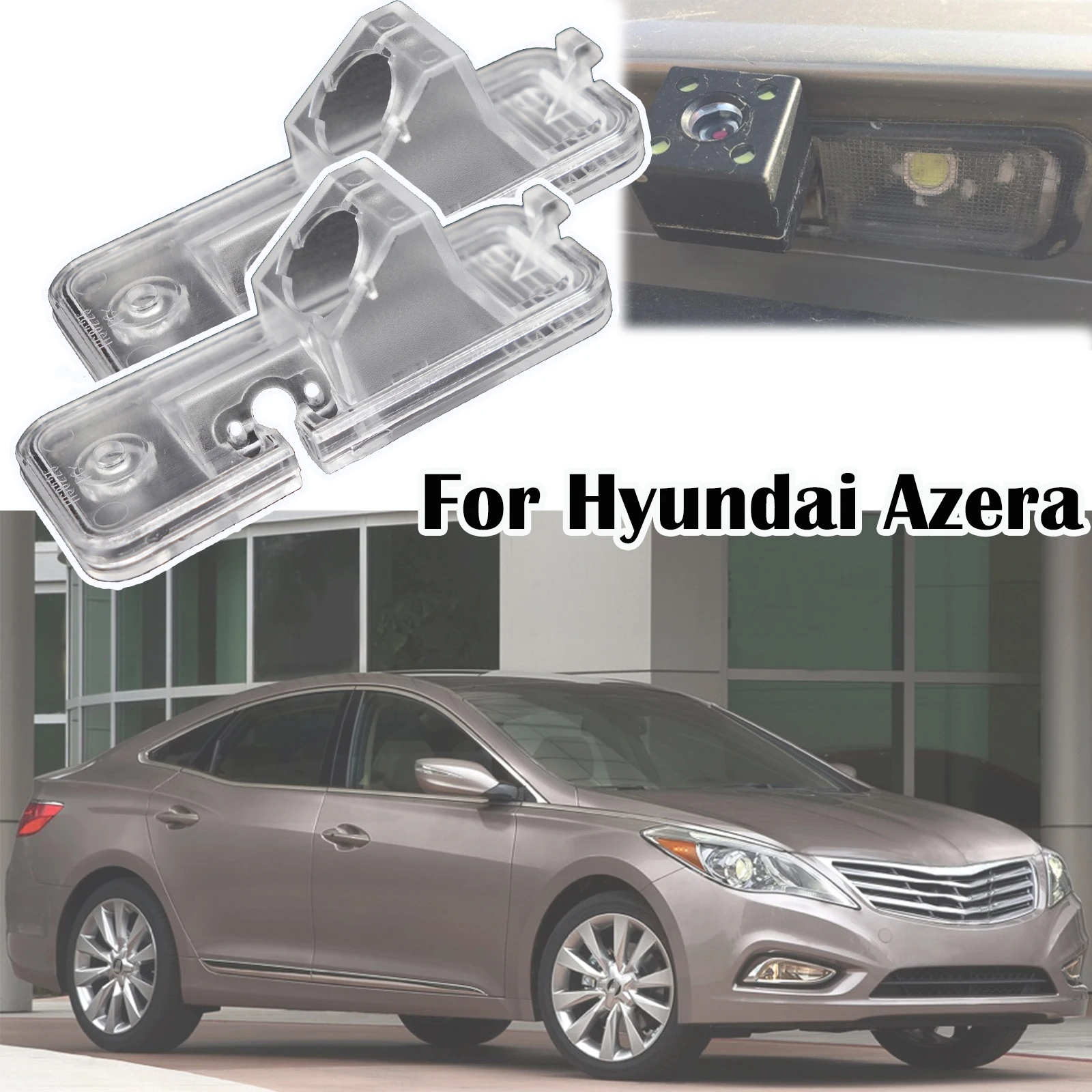 

Car Trunk Rear View Camera Bracket Reversing Cover Case For Hyundai Azera Creta Ix25 Grand Santa Fe Grandeur Tucson ix35