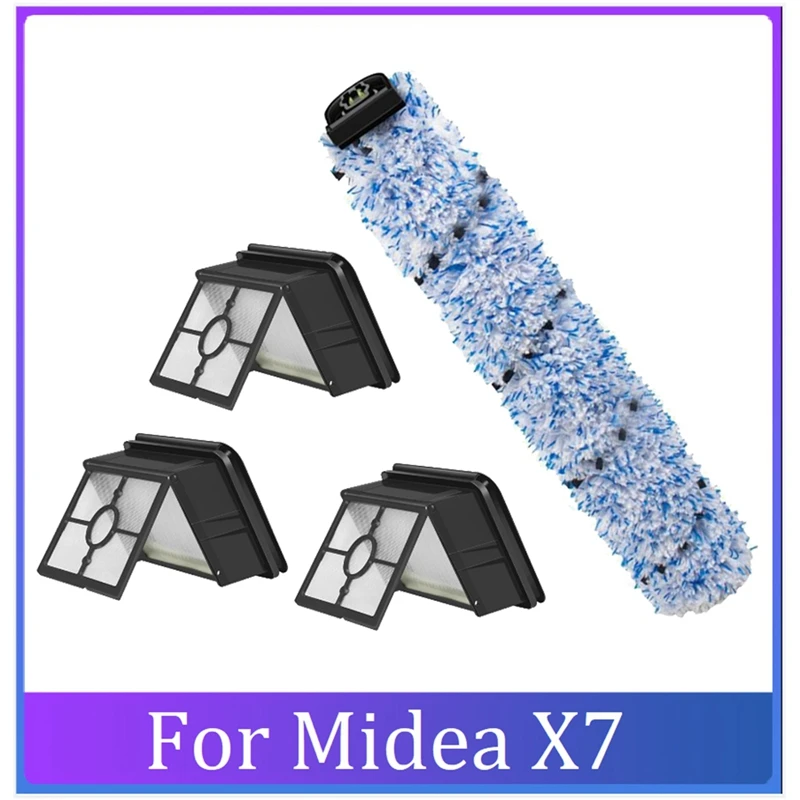 

Запасные части для Midea X7 Беспроводная деталь очищаемая основная щетка HEPA фильтр аксессуары для пылесоса
