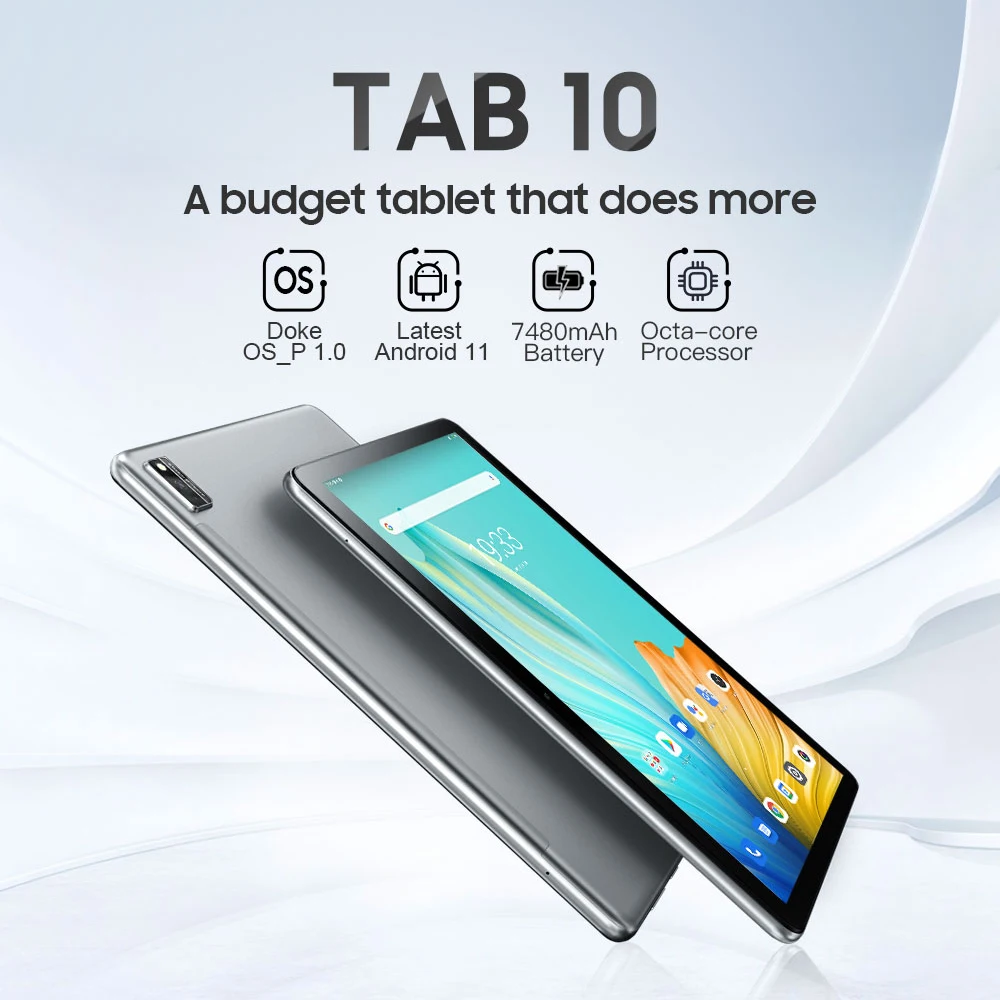 Tablette Blackview Tab 6 10.1 Pouces - 8Go RAM, 128Go, Android - Verte (Occasion)