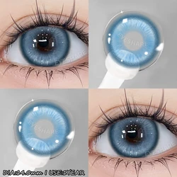 Vibrant Cosplay Pink & Purple Contact Lenses for Halloween Beauty Makeup (MADRID - BLUE)