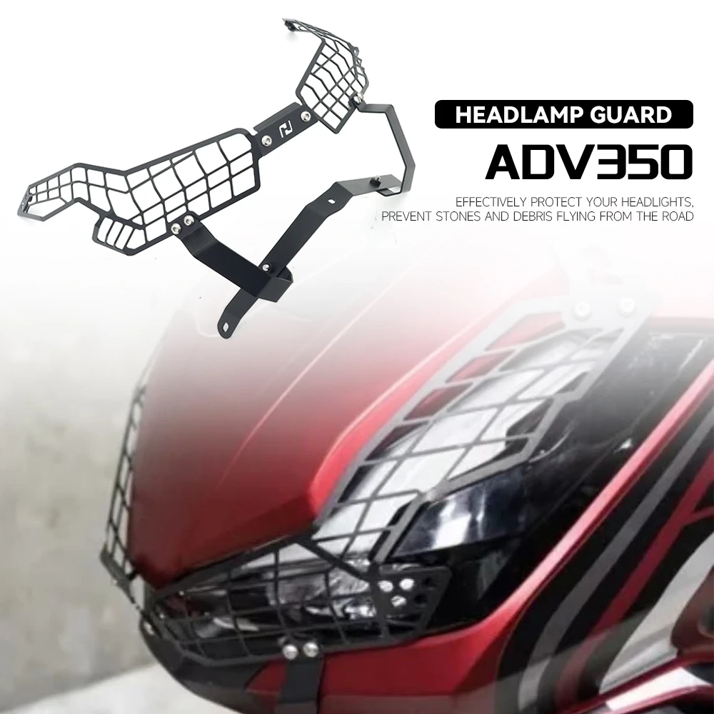 Headlight ホンダADV350 ADV 350 20212022のオートバイヘッドライトカバープロテクターガード