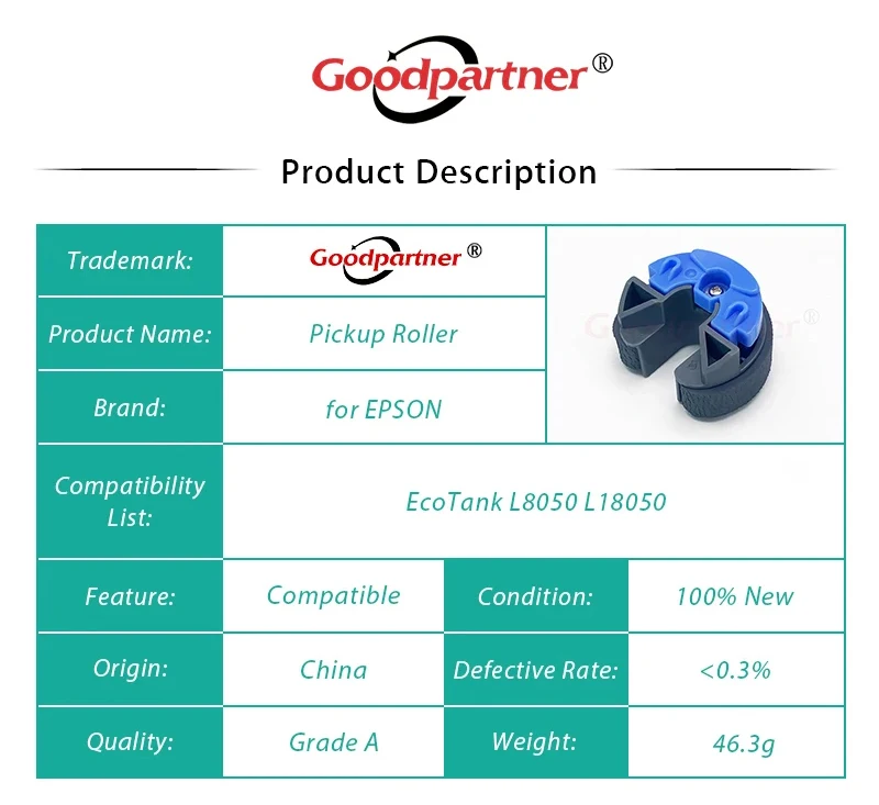 C12c937771 rolo para epson epson, l8050, l18050, l8058, l18058, 10x