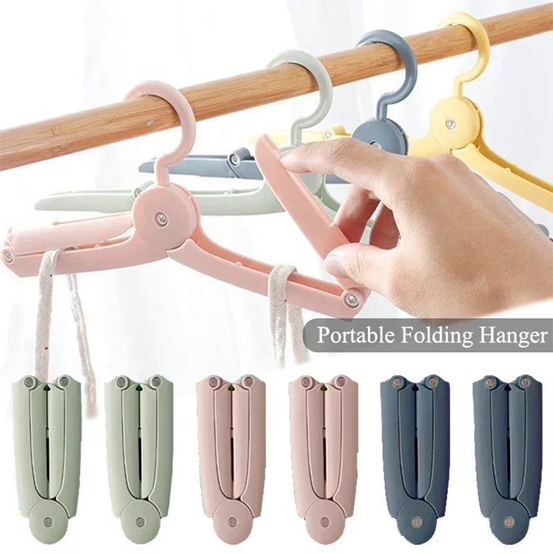 Folding-Clothes-Rack-Portable-Hangers-Travel-Outdoor-Non-Slip ...