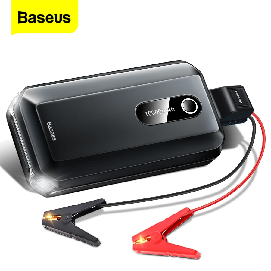 

Baseus Car Jump Starter Power Bank 10000mAh Portable Car Battery Starter 12V Auto Starting Device 1000A Car Emergency Starter