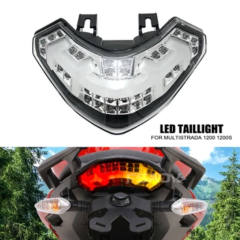 Per Ducati Multistrada 1200 1200S Indicatore di direzione 2010-2014 Fanale posteriore integrato per moto Lampada freno a LED Luce stop posteriore