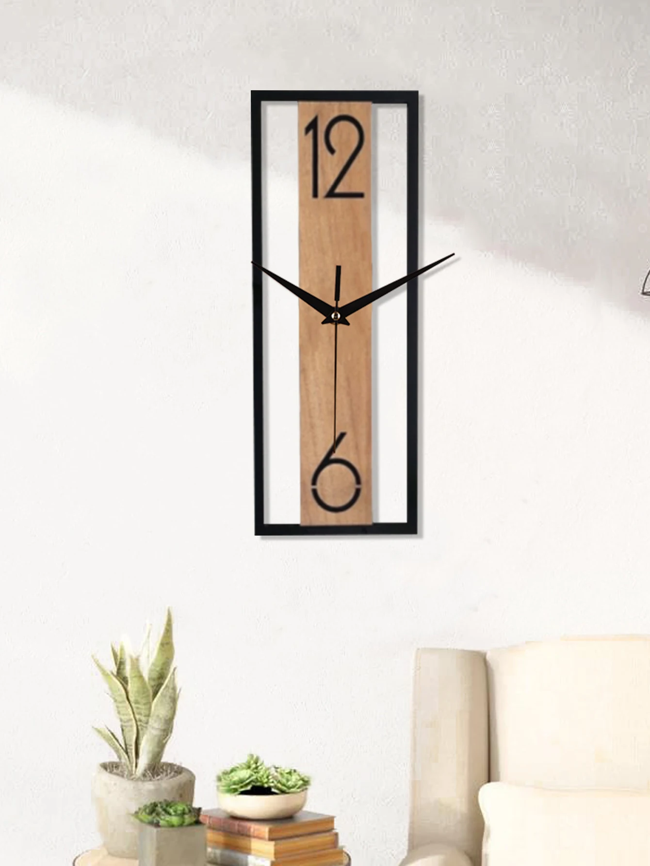 Wood Grain Wall Clock 6