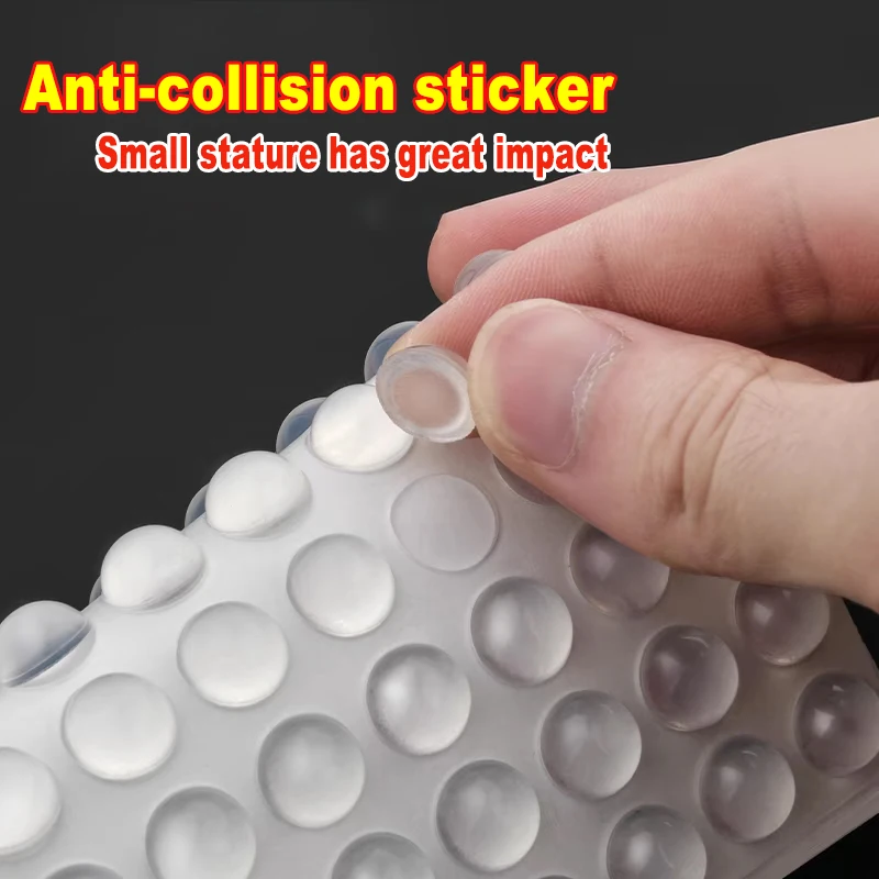 Self-Adhesive Silicone Anti Slip Bumpers Feet Pads Damper Buffer Cabinet Door Silicone Furniture Stop Muffler Wall Protector silicone furniture pads silicone door stoppers silicone anti slip pads