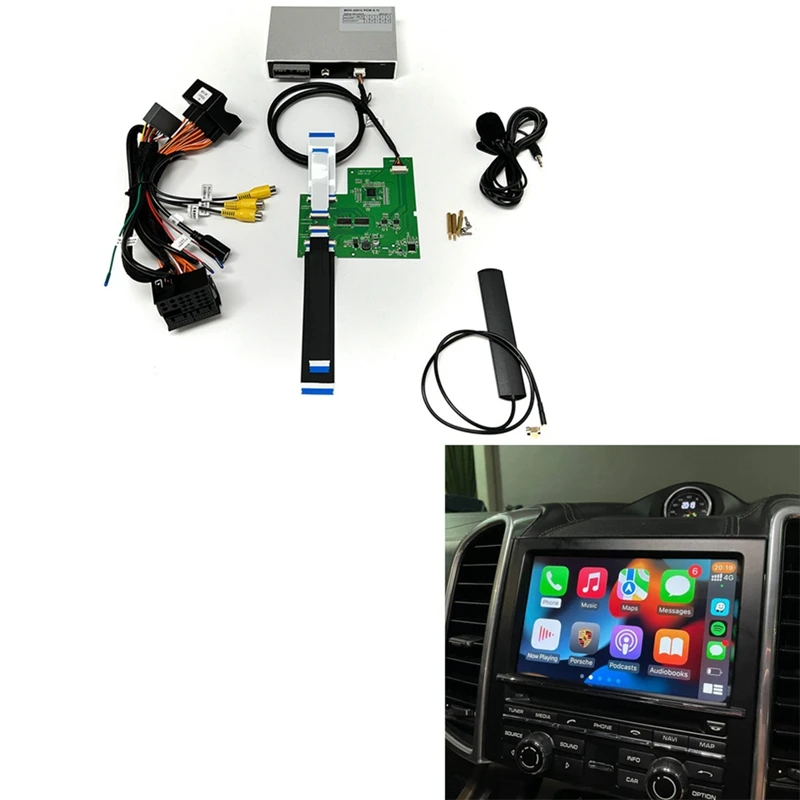 

Car Wireless Decoder Box For-Porsche PCM3.1 System Apple Carplay/Android Auto Support GPS Mirrorlink USB Airplay