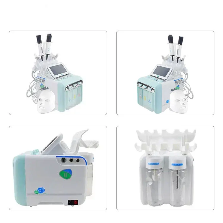 Newest 9 in1 Skin Beauty Cleansing Facial Hydrogen Oxygen Bubble Machine for Deep Hydration Skin Tightening & Rejuvenation
