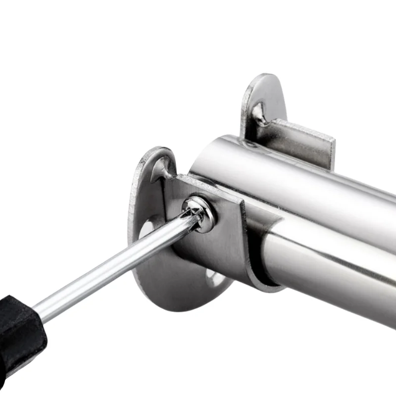 Description Picture 4 of item304 Stainless Steel Flange Seat Wardrobe Hanger Rod Fixing Hardware Accessories Curtain Rod Tube Hook Fixed Support Bracket Seat