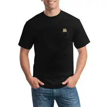 

Shiba Inu Doge Pocket T Shirt Animal Printed 100 Percent Cotton T-Shirt Short-Sleeve Funny Tshirt Male