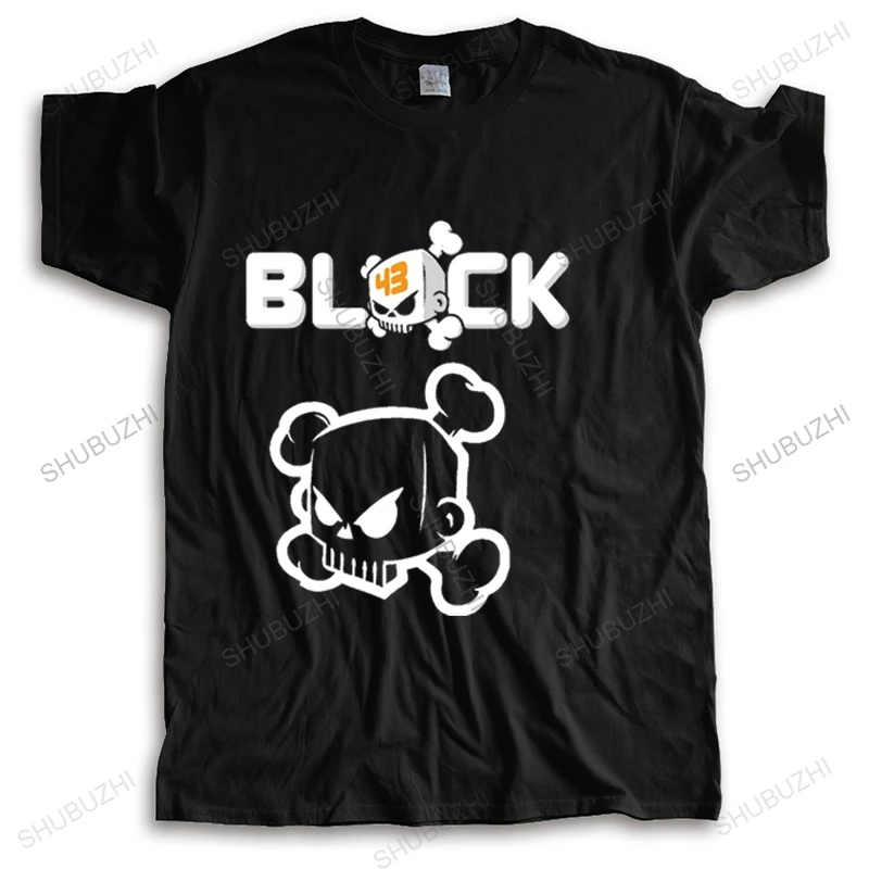 Fashion New Ken Block Skull Logo Racinger Manica Corta T-Shirt Nera Da Uomo Taglia Stampa Personalizzata Maglietta Casual Con Scollo A O