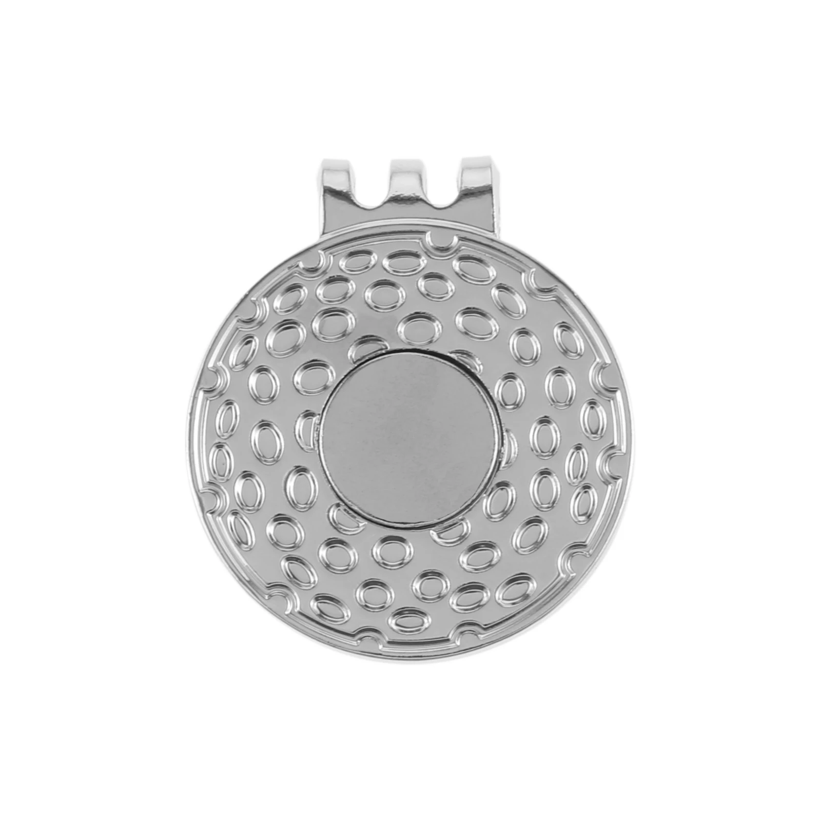20Pcs 실버 골프 모자 클립 부식 방지 자기 골프 캡 클립 합금 골프 퍼팅 그린 액세서리 25mm 이미지 4