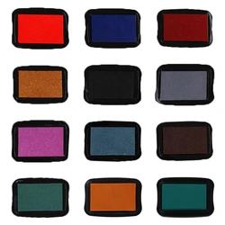 G5AA 고무 스탬프 인쇄 목재 용 수제 DIY 수성 스크랩북 잉크 패드