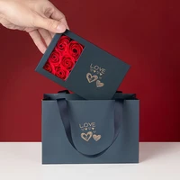 Rose Gift Box Eternal Flower Ring,Pendant,Earrings,Necklace,Jewelry Box 6 Valentine's Day Rose Gift Box Packaging Box Jewelry St 1