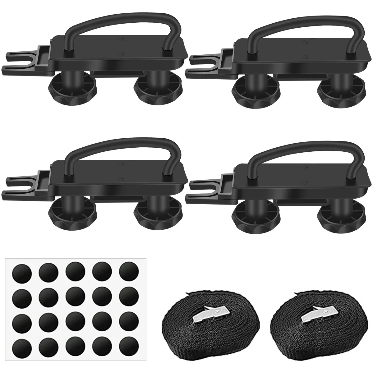 Universal Heavy Duty Roof Box Mounting Kit - Durable U-Bolt Clamp and Bracket System