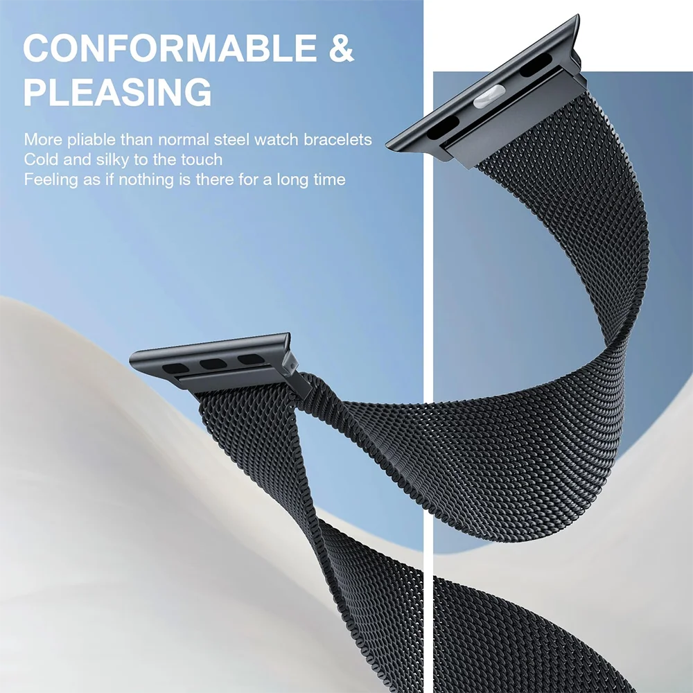 Sleek Milanese Loop Metal Bracelet