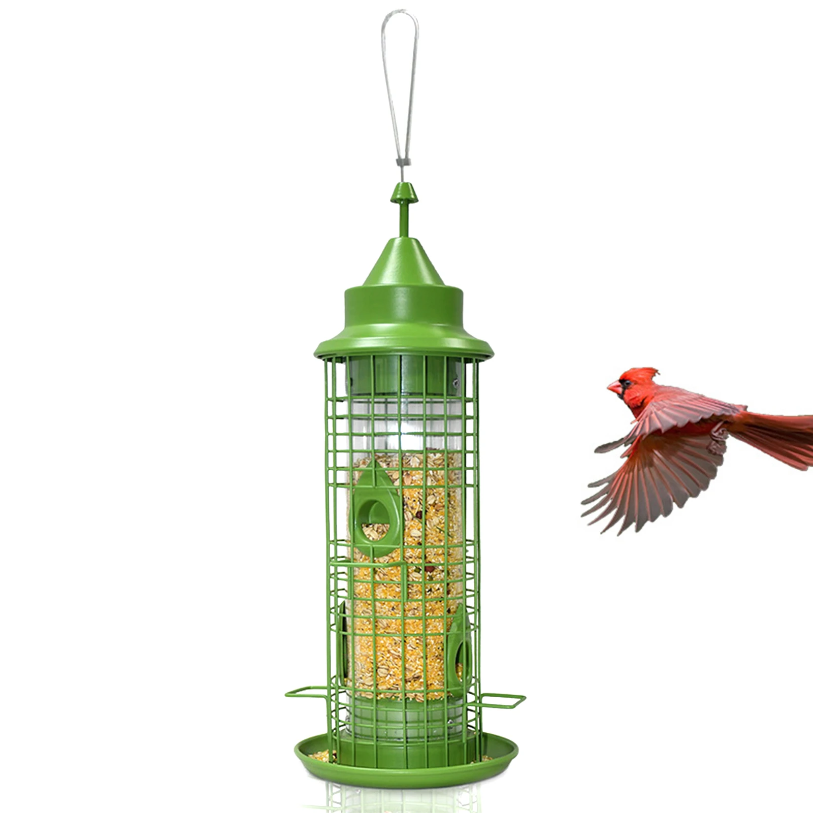 Waterproof Ing Wild Bird Feeder Outdoor Latarn Bird Feeder Container