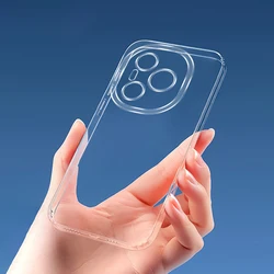 Shockproof Transparent TPU Silicone Phone Case - High Quality Soft Clear Bumper Back Cover for Honor Power (Clear)