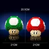 779PCS MOC Game Figures Red Green Mushroom Building Blocks Model Desktop Ornament Assembly Toys Collect Gifts for Kids Adult